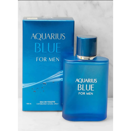 Aquarius Blue for Men Eau de Toilette – Natural Spray, 100 ml / 3.4 fl.oz.