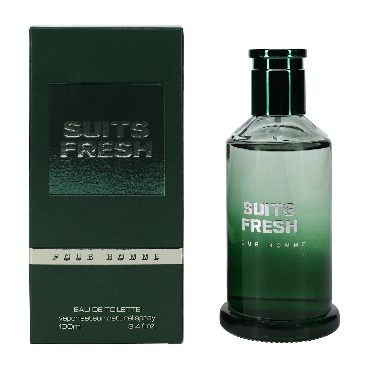 Suits Fresh Pour Homme Eau de Toilette – Natural Spray, 100 ml / 3.4 fl.oz.