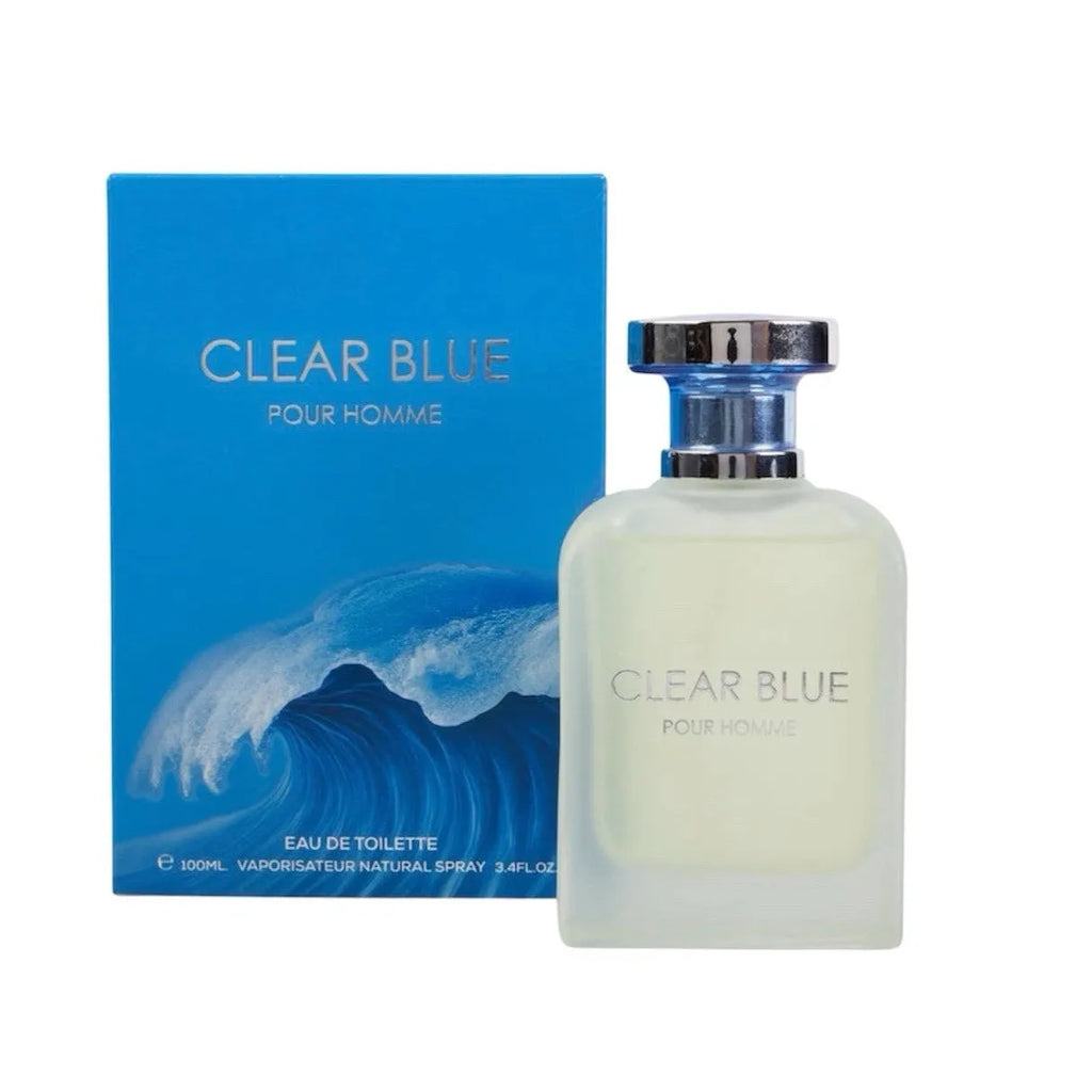 Clear Blue Pour Homme Eau de Toilette – Natural Spray, 100 ml / 3.4 fl.oz.