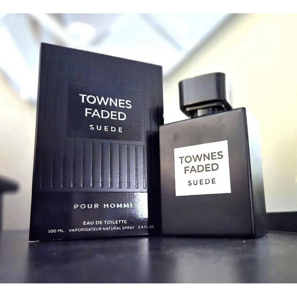 Townes Faded Suede Pour Homme Eau de Toilette – Natural Spray, 100 ml / 3.4 fl.oz.