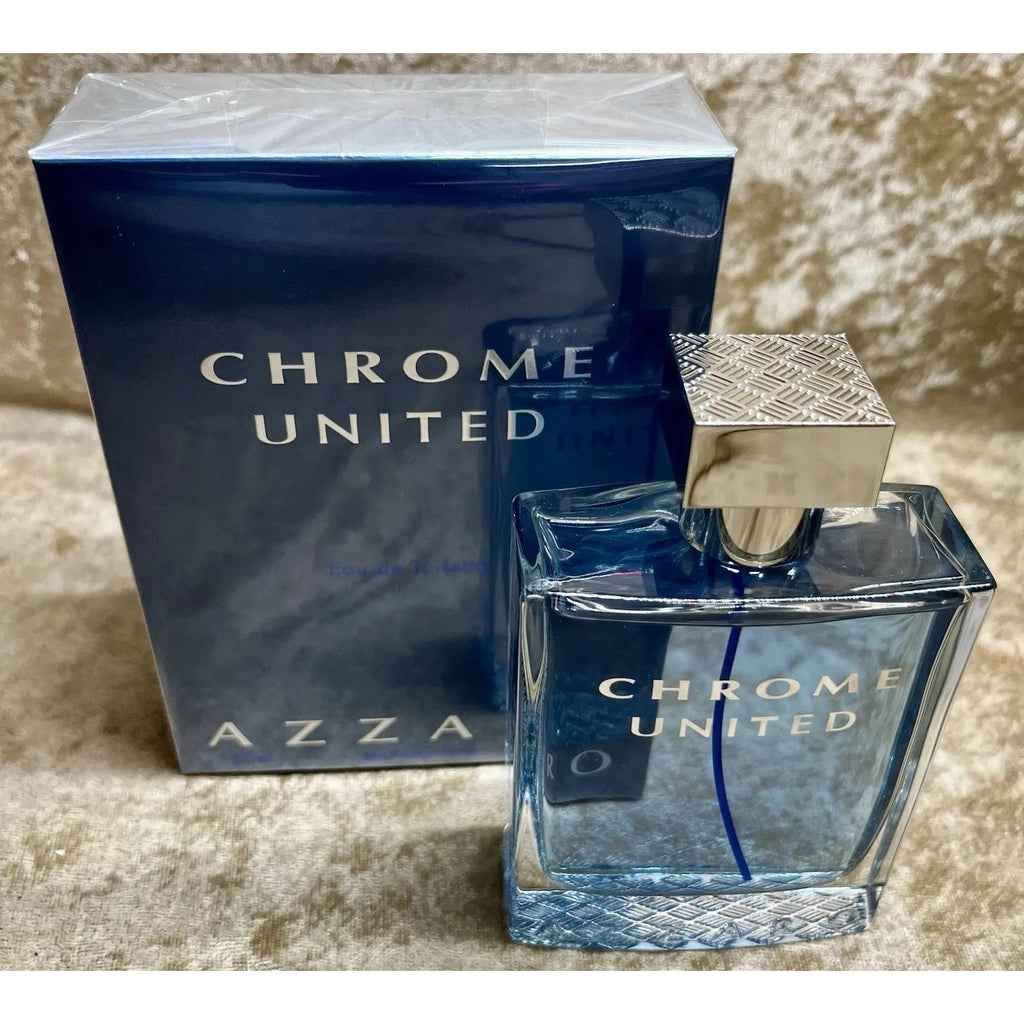 Azzaro Chrome United Eau de Toilette for Men – Spray, 100 ml / 3.4 fl.oz.