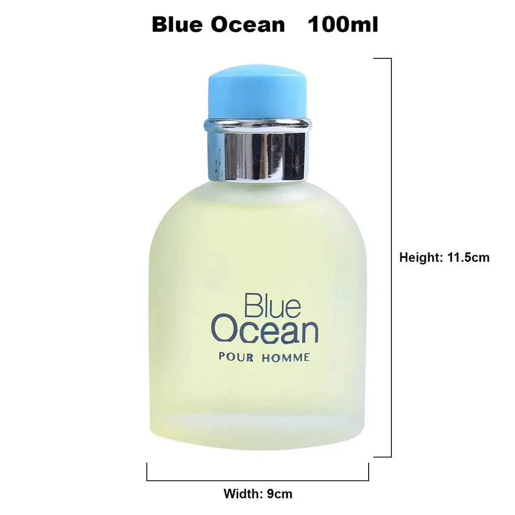 Blue Ocean Pour Homme Eau de Toilette – Natural Spray, 100 ml / 3.4 fl.oz.
