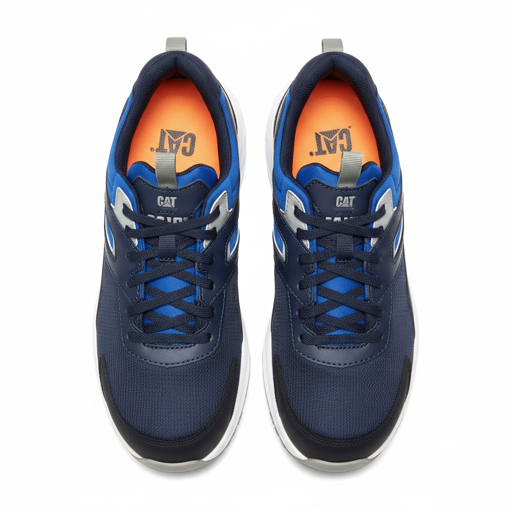 CAT Footwear Streamline 2.0 – Zapato Trabajo Hombre Carbon Composite Toe Azul Marina – Talla US 11