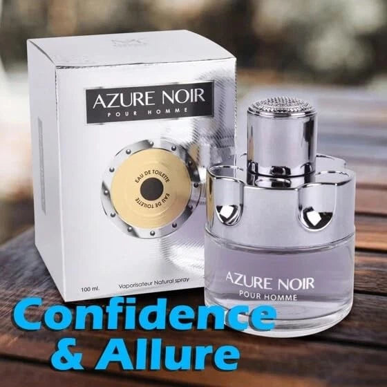 Azure Noir Pour Homme Eau de Toilette – Natural Spray, 100 ml / 3.4 fl.oz.