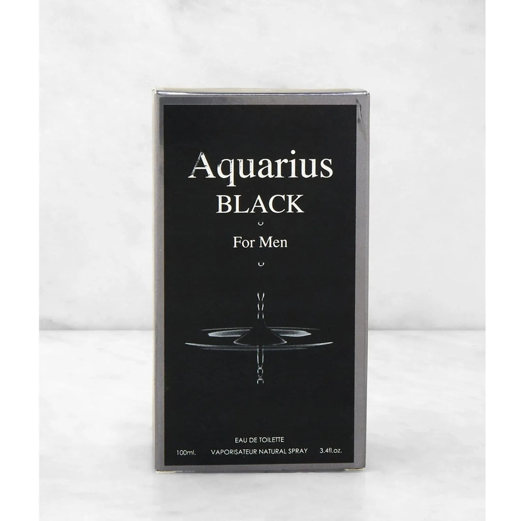 Aquarius Black for Men Eau de Toilette – Natural Spray, 100 ml / 3.4 fl.oz.