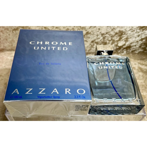 Azzaro Chrome United Eau de Toilette for Men – Spray, 100 ml / 3.4 fl.oz.