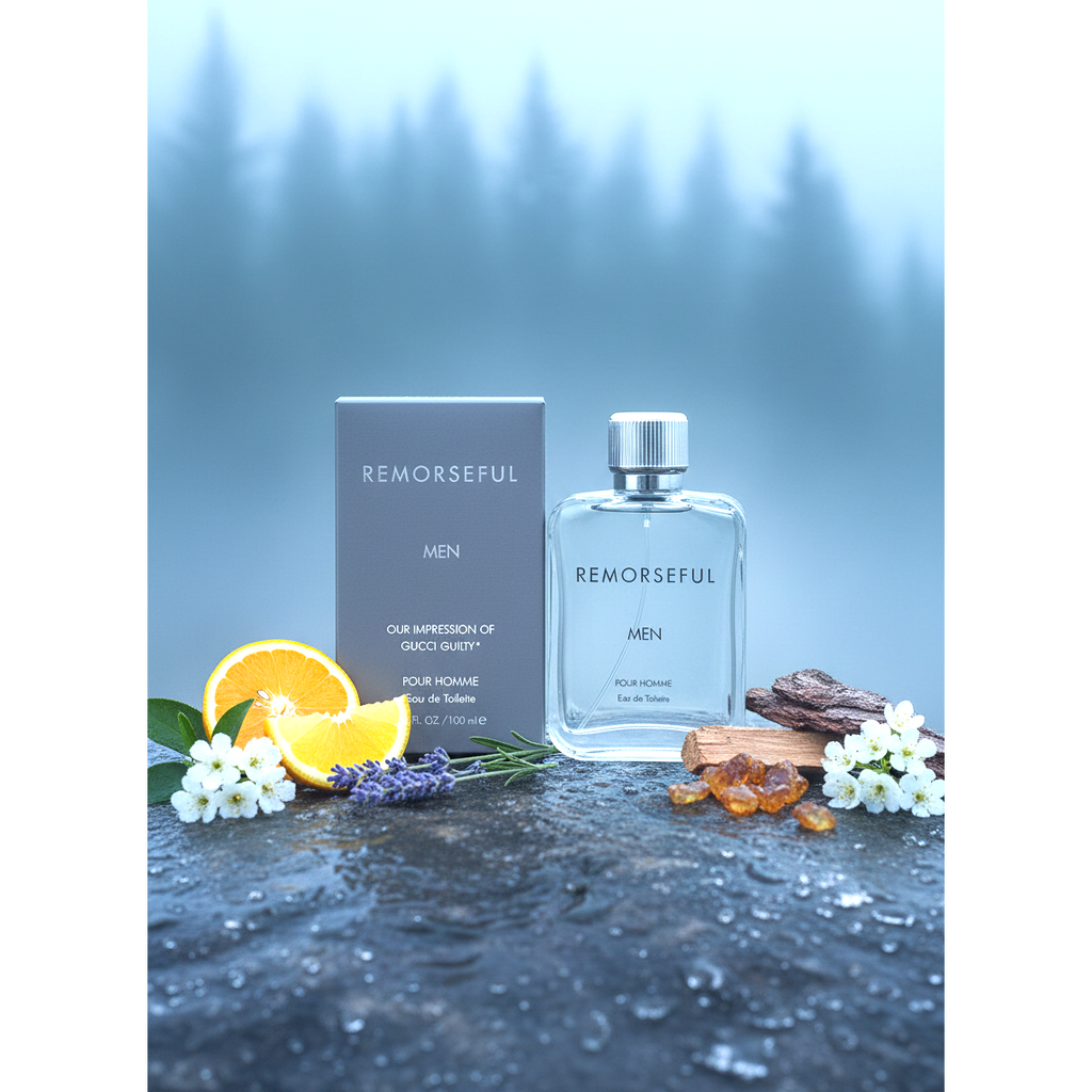 Remorseful Men Pour Homme Eau de Toilette – Vaporisateur Spray, 100 ml / 3.4 fl.oz.