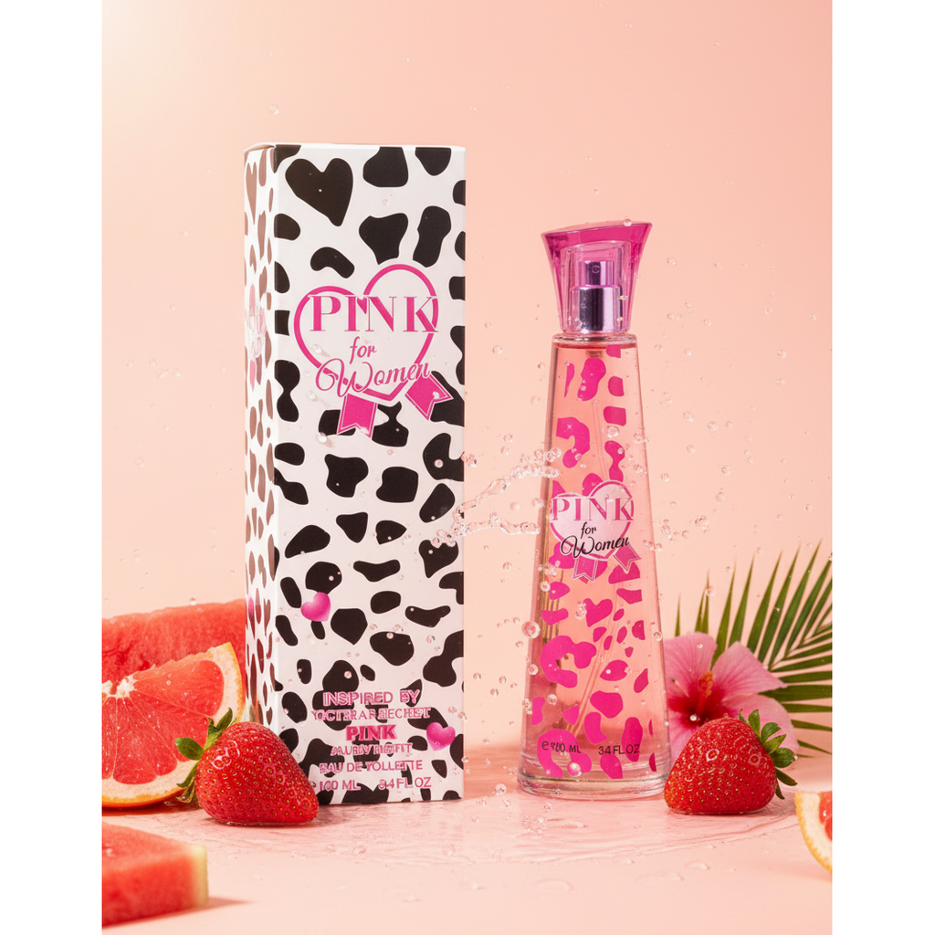 Pink for Women Eau de Parfum – Natural Spray, 100 ml / 3.4 fl.oz.