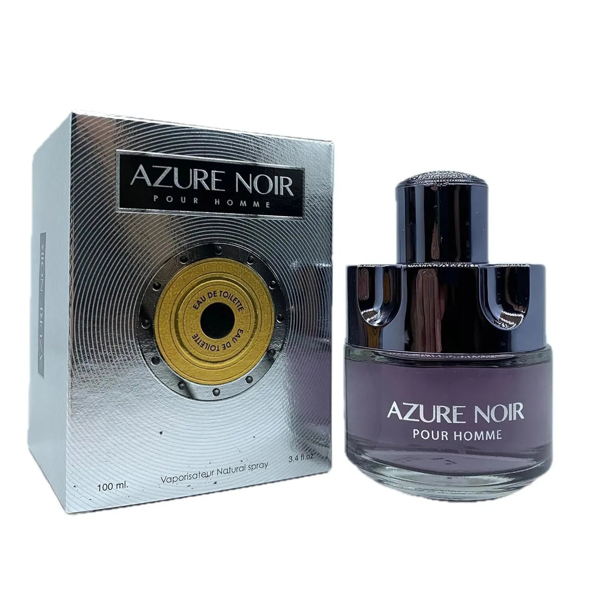 Azure Noir Pour Homme Eau de Toilette – Natural Spray, 100 ml / 3.4 fl.oz.