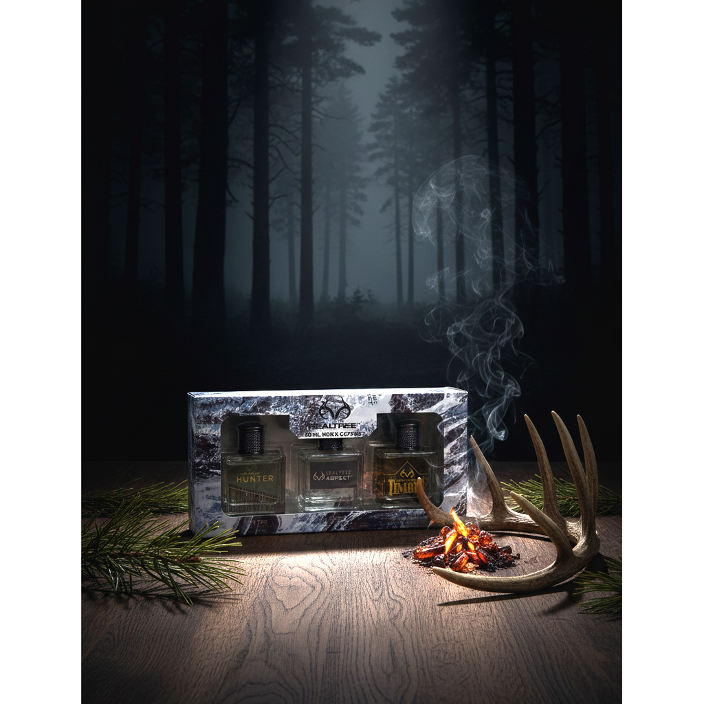 Realtree Men's Coffret Gift Set – 3 x 30 ml Eau de Parfum (Hunter + Aspect + Timber)