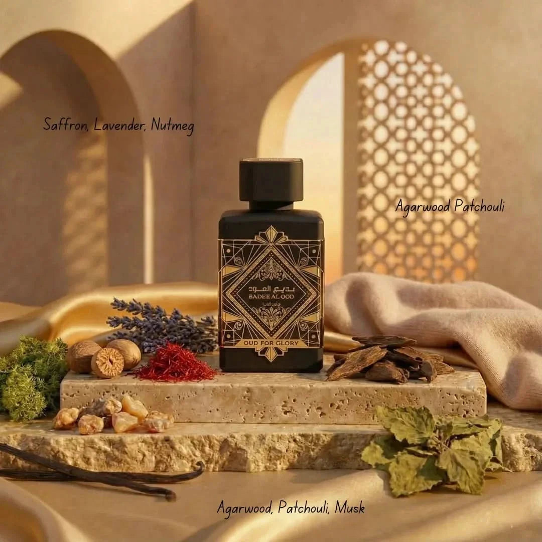 Lattafa Badee Al Oud Collection – 5 x 5 ml Eau de Parfum Natural Spray Gift Set