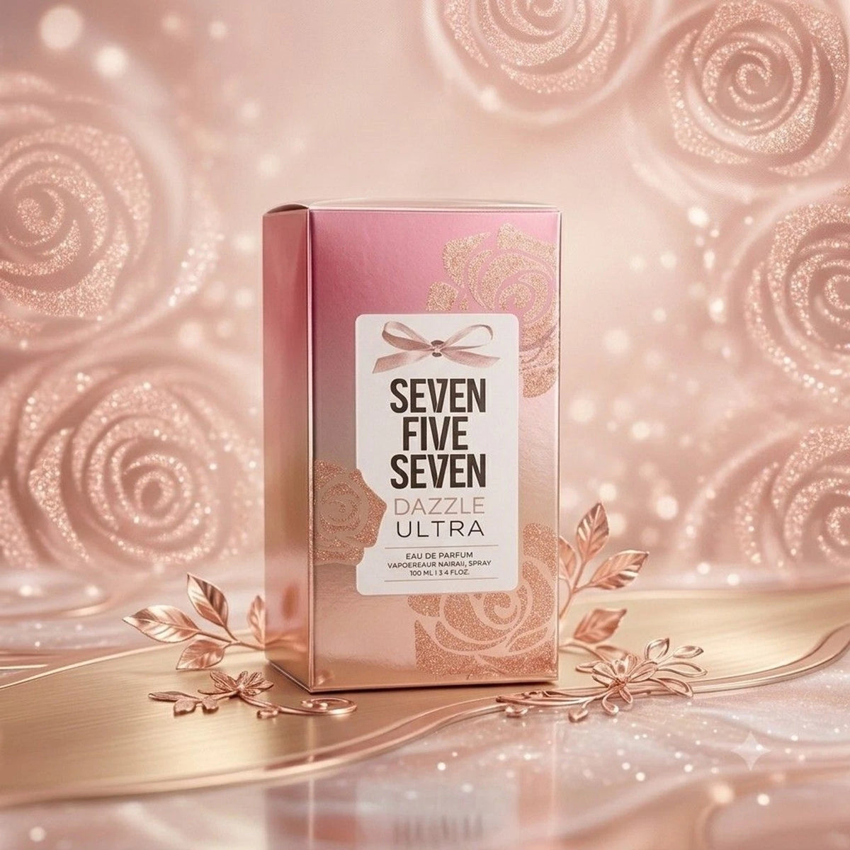 Seven Five Seven Dazzle Ultra Eau de Parfum for Women – Natural Spray, 100 ml / 3.4 fl.oz.