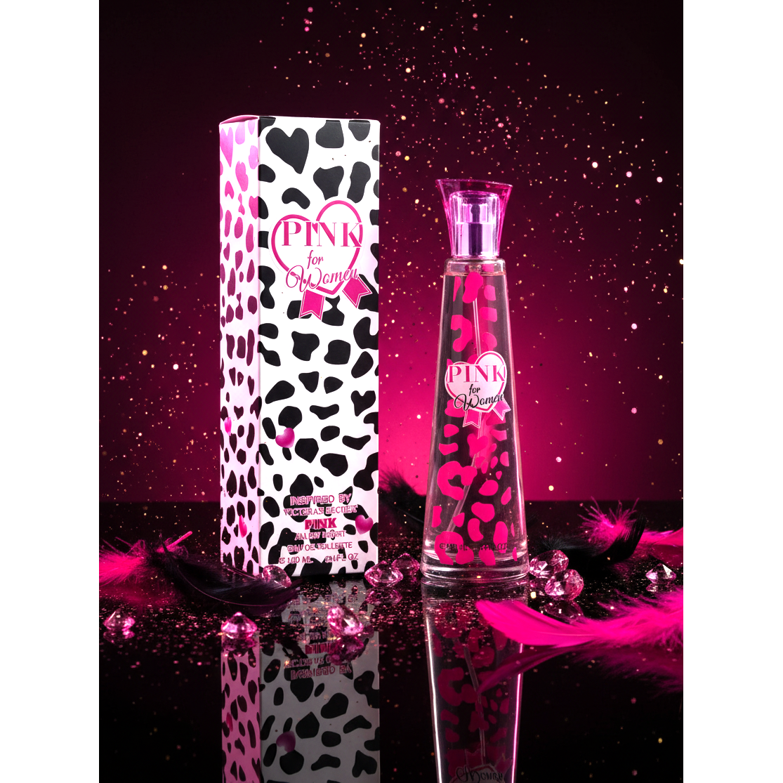 Pink for Women Eau de Parfum – Natural Spray, 100 ml / 3.4 fl.oz.