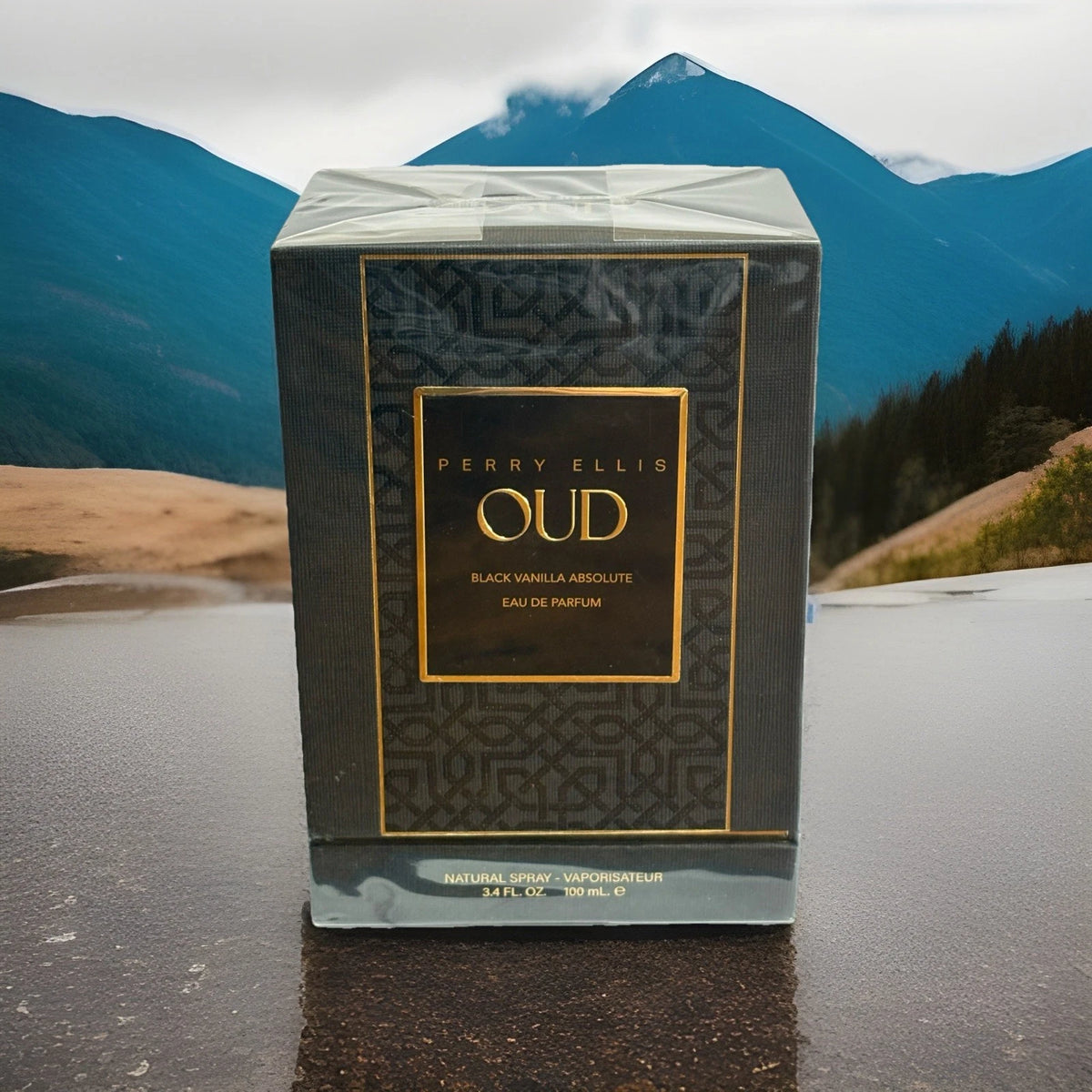 Perry Ellis Oud Black Vanilla Absolute Eau de Parfum – Natural Spray, 100 ml / 3.4 fl.oz.