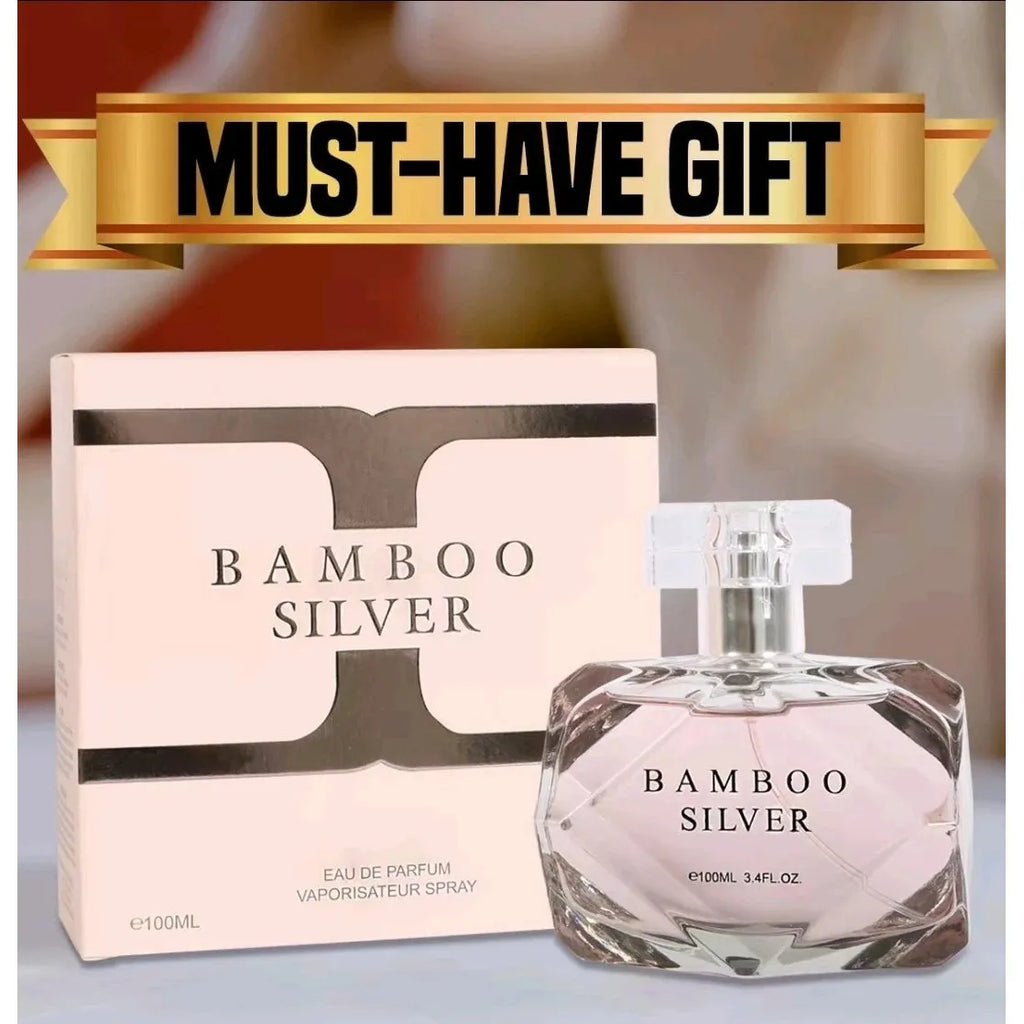 Bamboo Silver Eau de Parfum for Women – Vaporisateur Spray, 100 ml / 3.4 fl.oz.