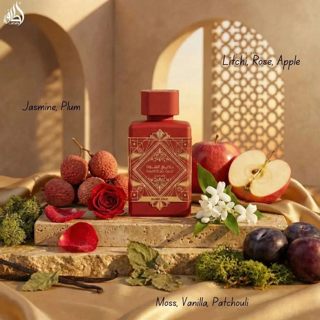 Lattafa Badee Al Oud Collection – 5 x 5 ml Eau de Parfum Natural Spray Gift Set