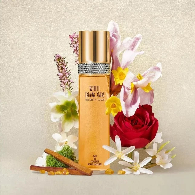 Elizabeth Taylor White Diamonds Eau de Toilette for Women – Spray Naturel, 100 ml / 3.3 fl.oz.
