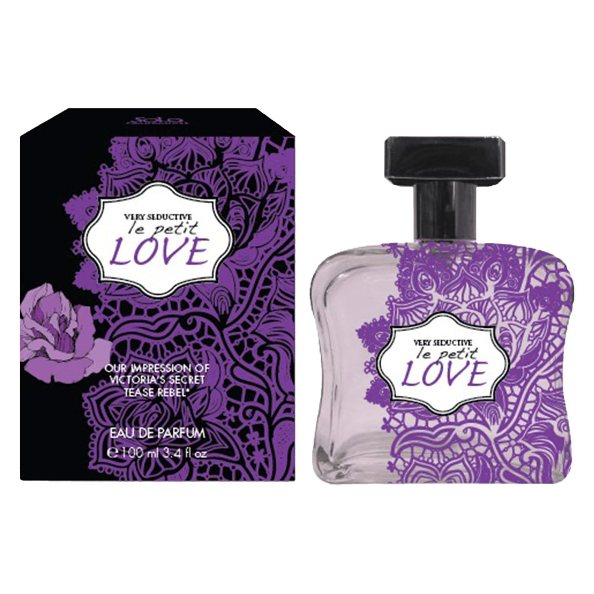 Very Seductive Le Petit Love Eau de Parfum for Women – Vaporisateur Spray, 100 ml / 3.4 fl.oz.