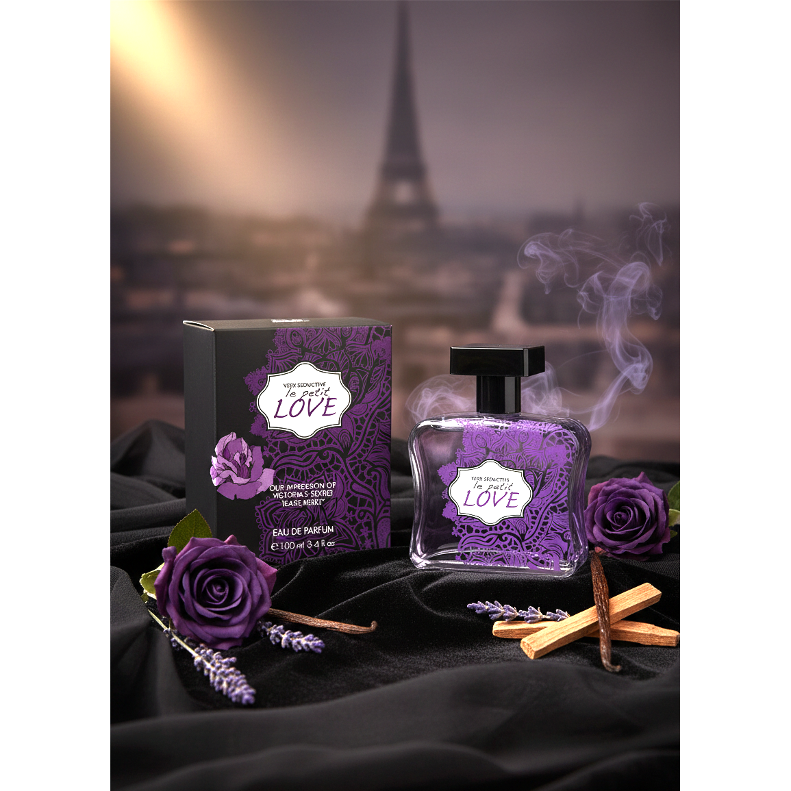 Very Seductive Le Petit Love Eau de Parfum for Women – Vaporisateur Spray, 100 ml / 3.4 fl.oz.
