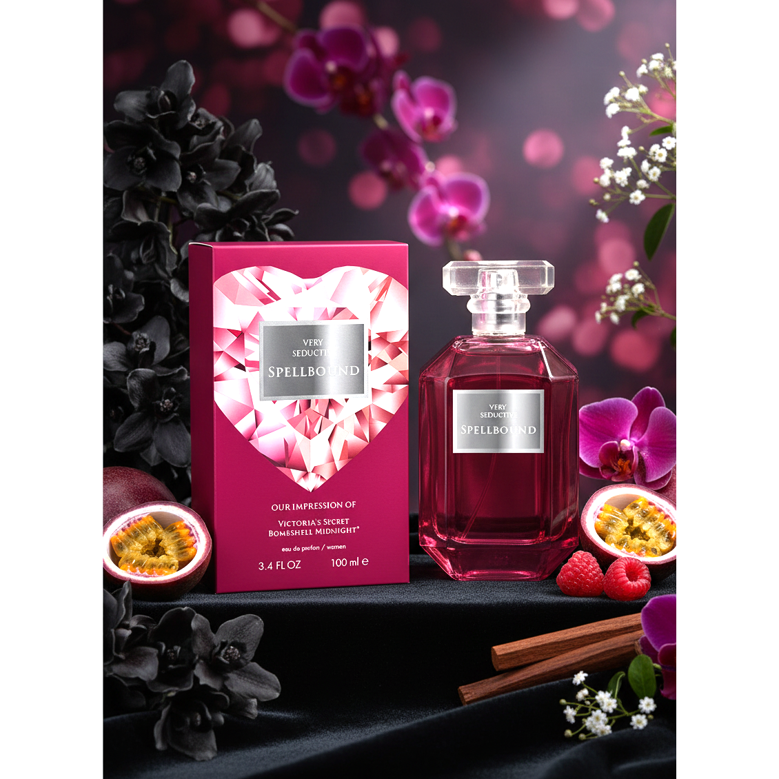 Very Seductive Spellbound Eau de Parfum for Women – Natural Spray, 100 ml / 3.4 fl.oz.
