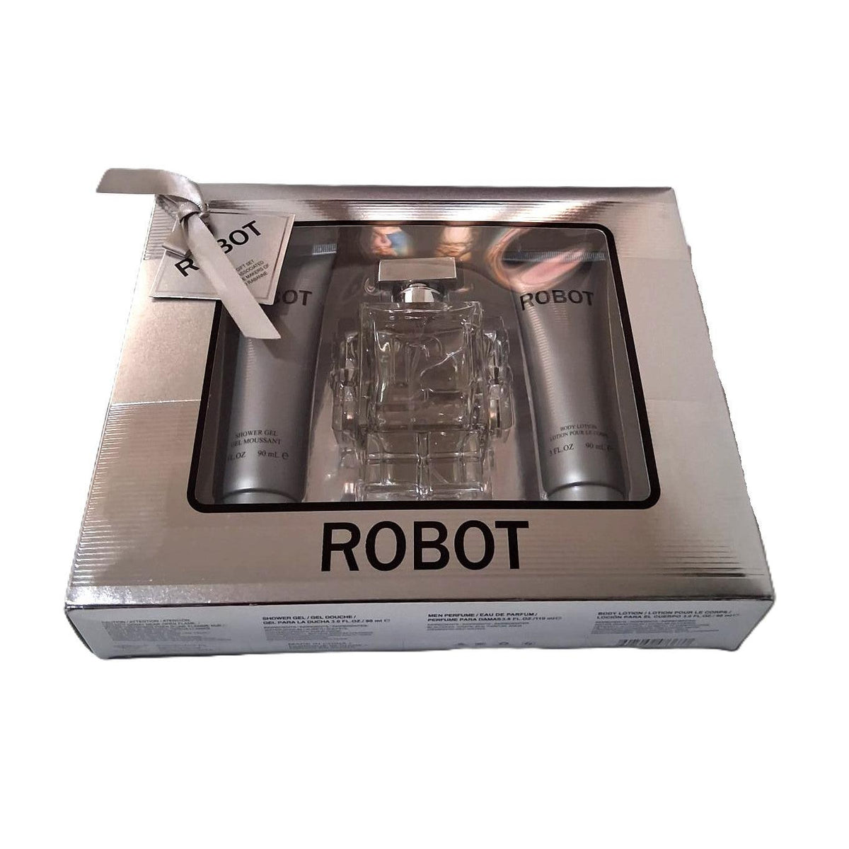Robot Gift Set for Men – Eau de Parfum 110 ml + Shower Gel 90 ml + Body Lotion 90 ml