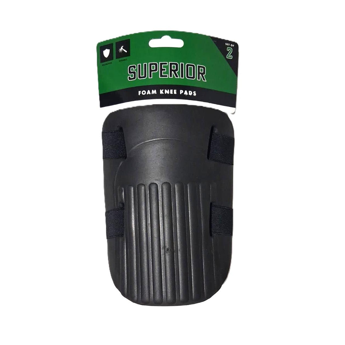 Superior Foam Knee Pads – EVA Foam, Adjustable Straps (Set of 2)