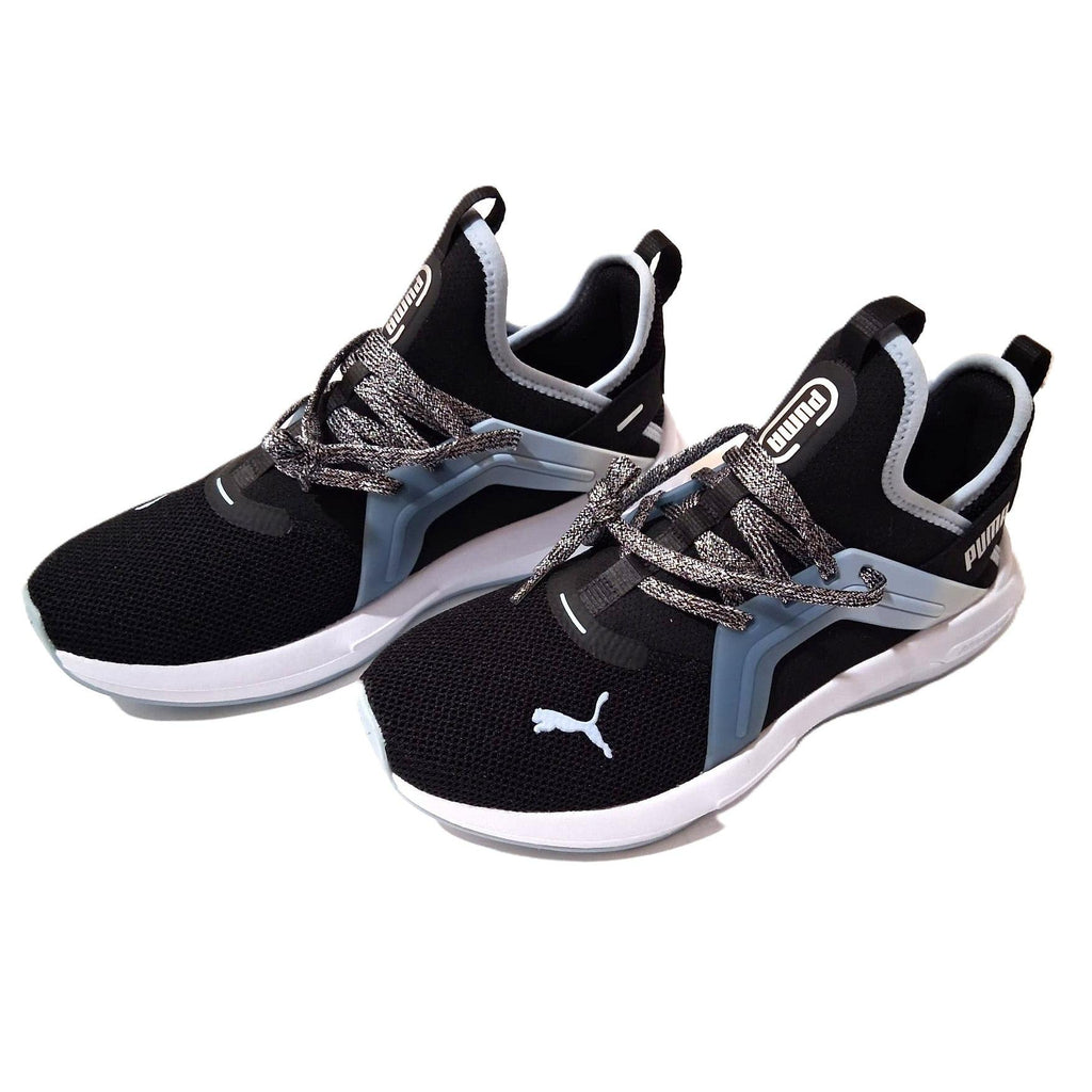 Puma Softride Enzo Evo – Tenis Running Hombre Negro/Azul Acero/Blanco – Talla US 7