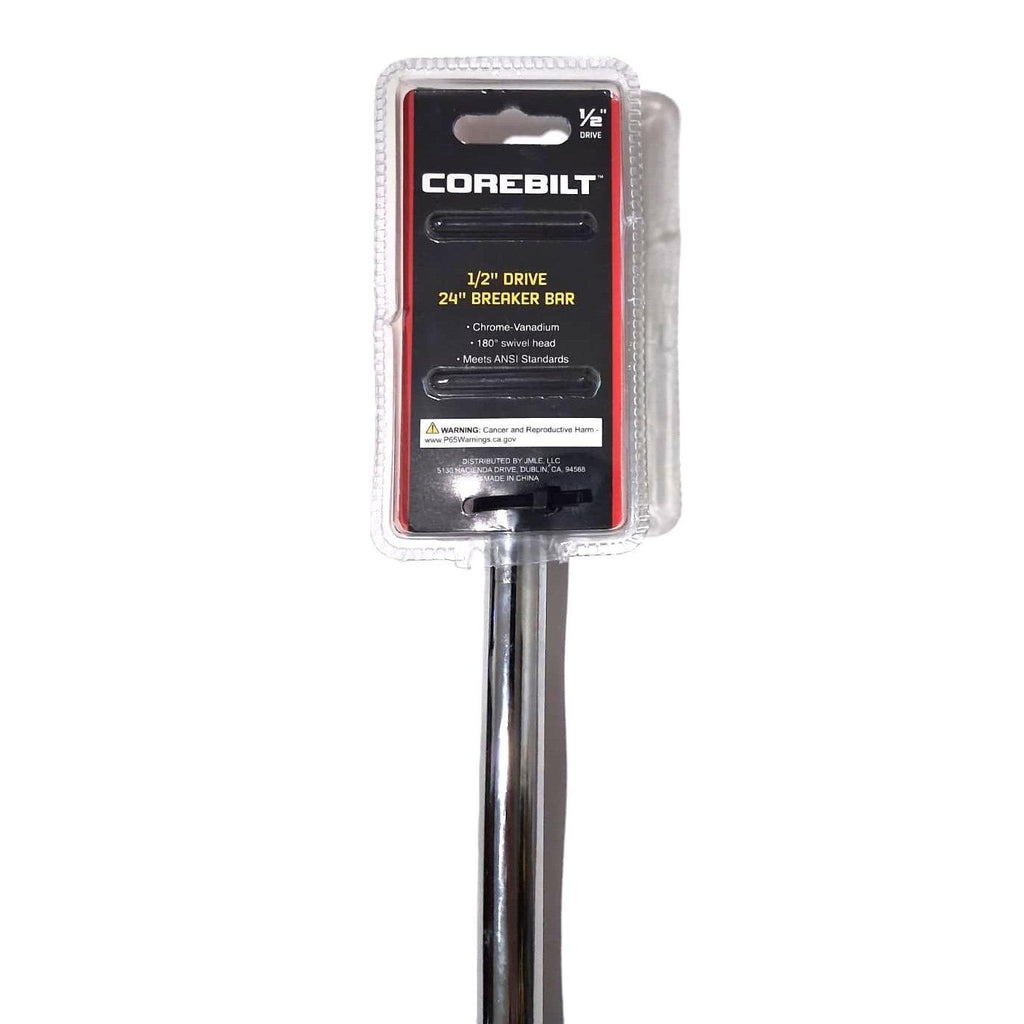 Corebilt Barra de Fuerza 1/2" Drive 24" (61 cm) — Cabeza Giratoria 180° Cr-V ANSI