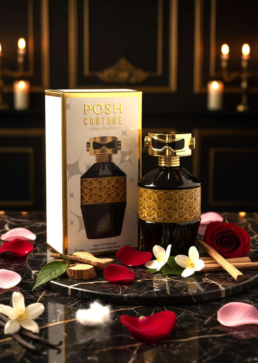 Posh Couture Pour Femme Eau de Parfum – Natural Spray, 100 ml / 3.4 fl.oz.