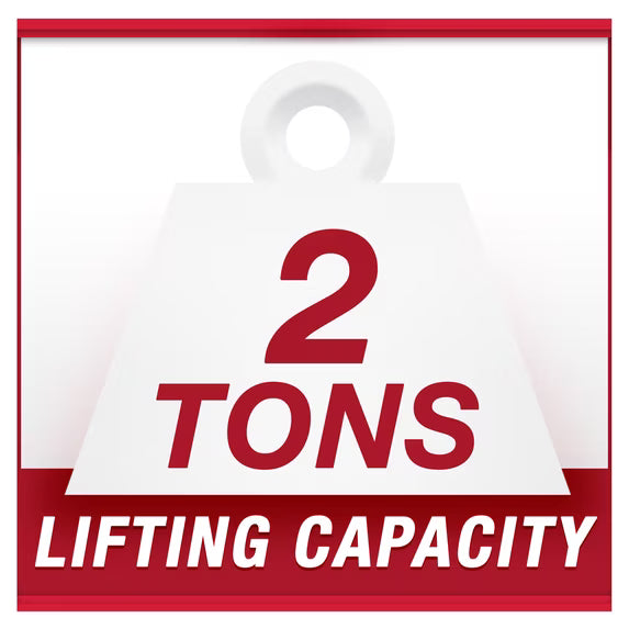 Hyper Tough Soporte para Gato 2 Toneladas Par — Ratchet Lock 9-13/16" a 14-15/16" T42002W-2
