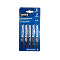 HART Bi-Metal Jigsaw Blades – 5 Piece, 12 TPI Universal Shank, Wood Cutting (HACJ03)