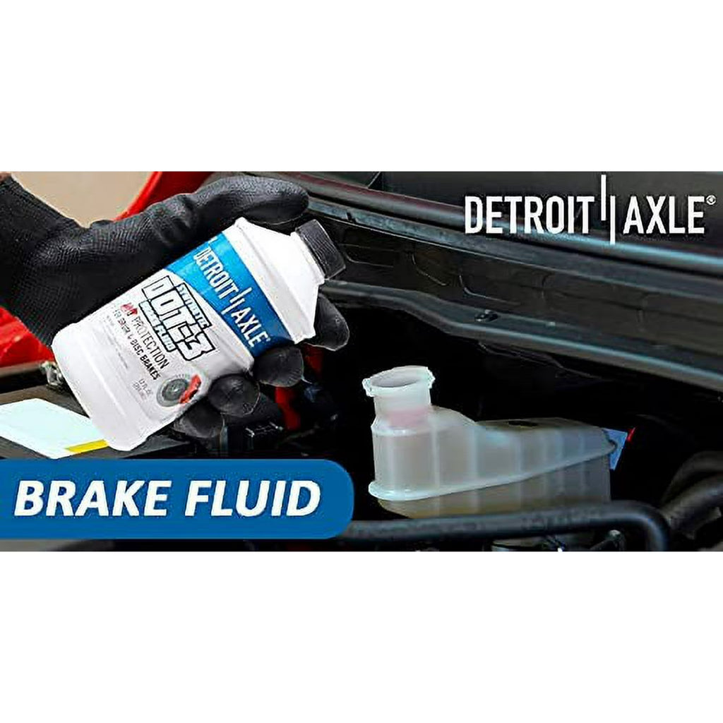 Detroit Axle Liquido de Frenos Sintetico DOT-3 355ml 12oz Proteccion 450F Tambor y Disco