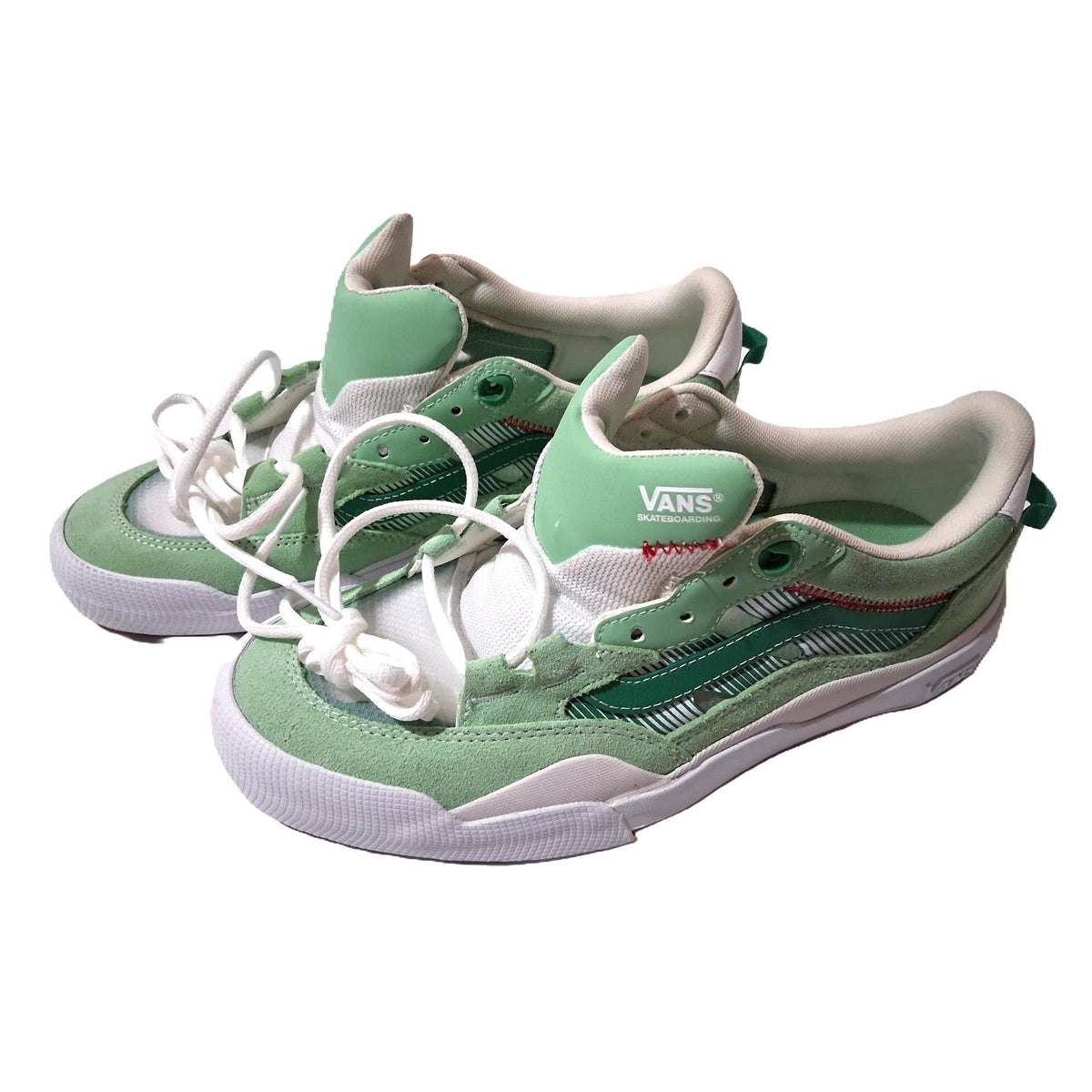 Vans Skate Rowan – Tenis Skateboarding Hombre WaffleCup Verde Menta/Blanco – Talla US 10.5.