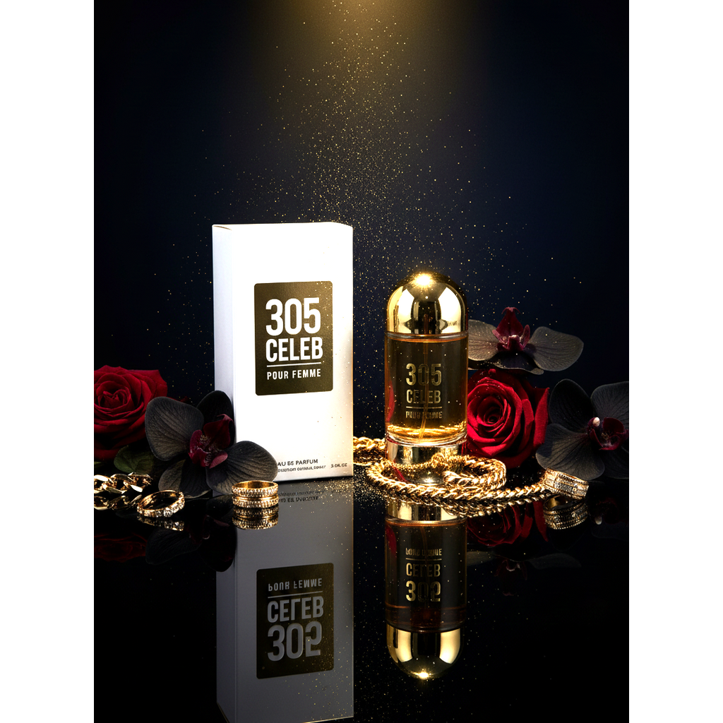305 Celeb Pour Femme Eau de Parfum – Natural Spray, 100 ml / 3.4 fl.oz.
