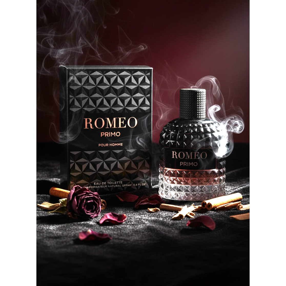 Romeo Primo Pour Homme Eau de Toilette – Natural Spray, 100 ml / 3.4 fl.oz.