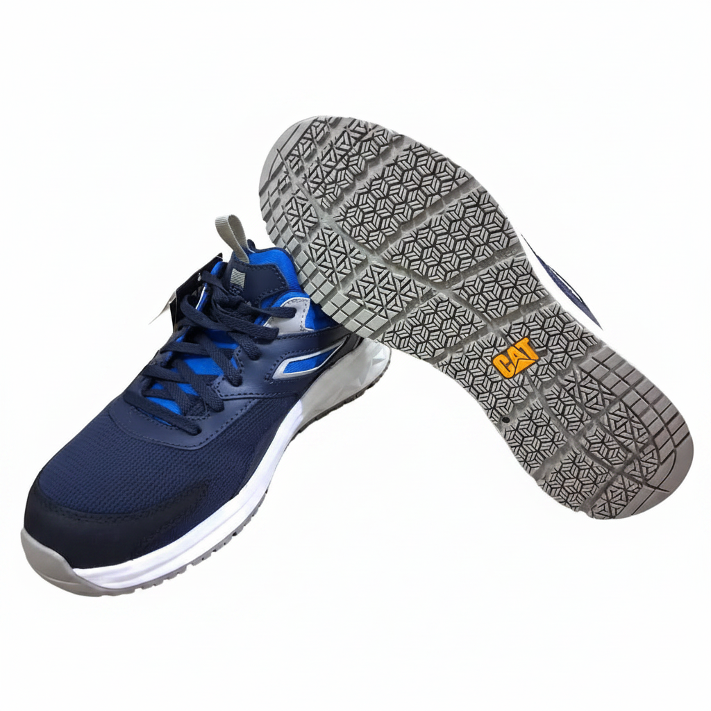 CAT Footwear Streamline 2.0 – Zapato Trabajo Hombre Carbon Composite Toe Azul Marina – Talla US 11