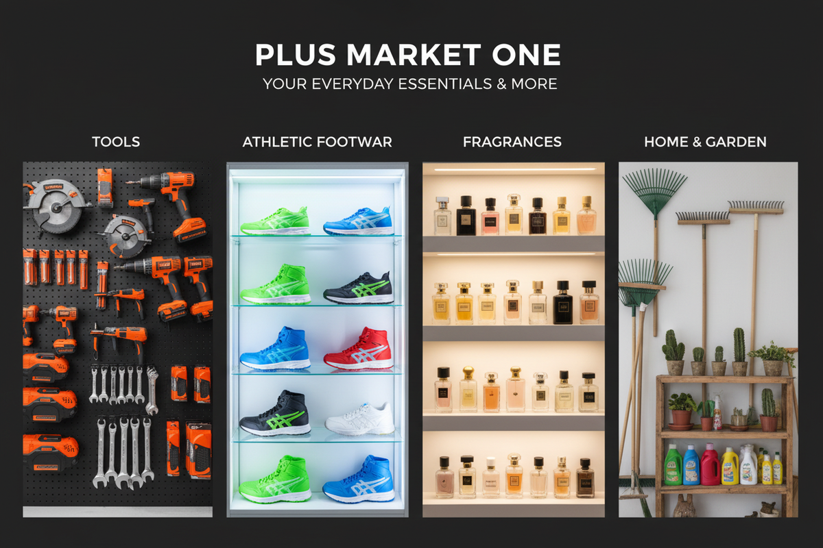 PLUS MARKET ONE Banner