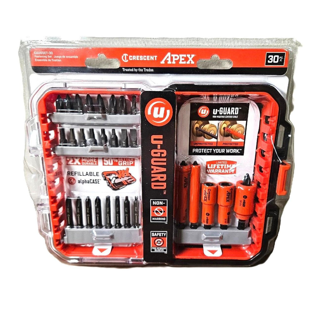 CRESCENT APEX U-GUARD™ Set 30 Piezas Fastening Set Non-Marring alphaCASE CAUGSET-30