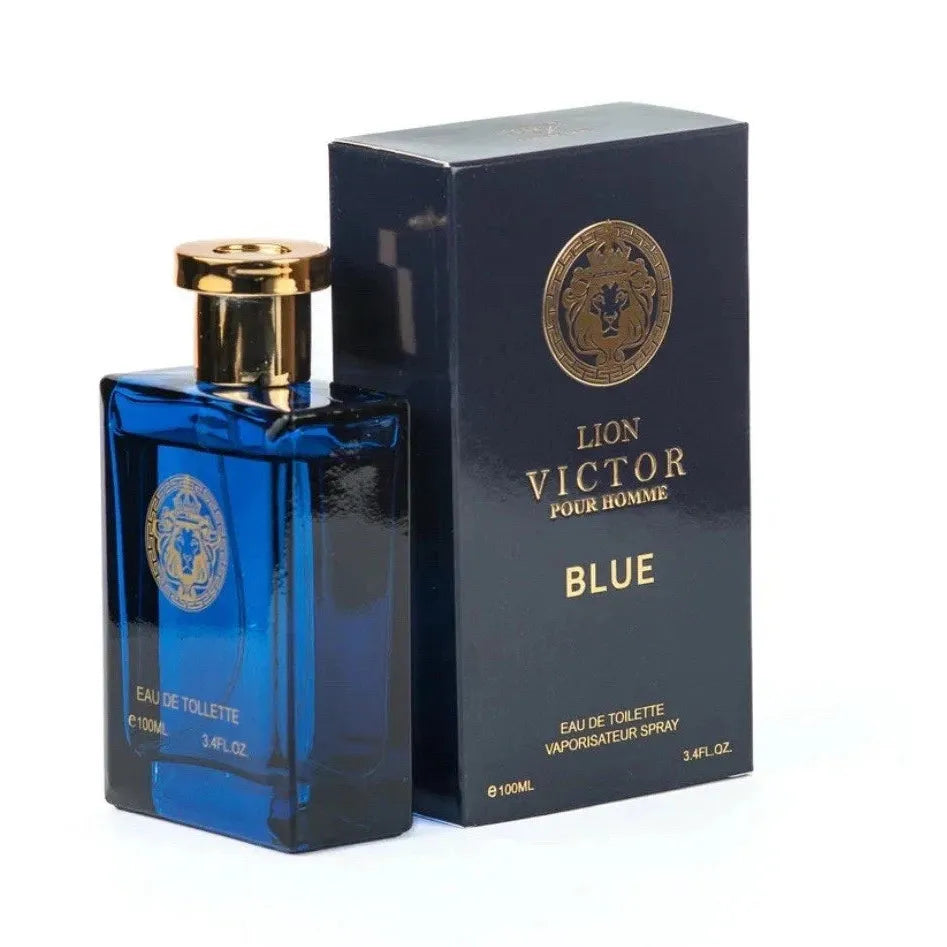 Lion Victor Pour Homme Blue Eau de Toilette – Natural Spray, 100 ml / 3.4 fl.oz.