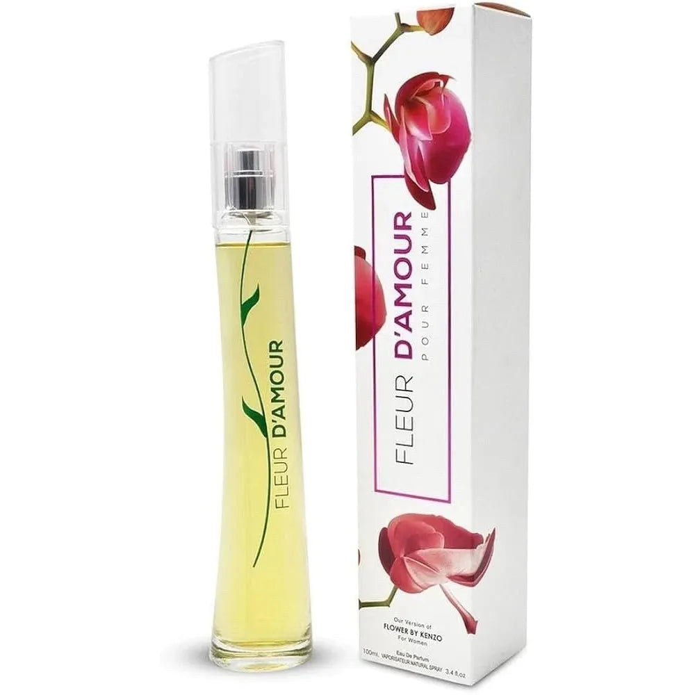 Fleur d'Amour Pour Femme Eau de Parfum for Women – Vaporisateur Spray, 100 ml / 3.4 fl.oz.